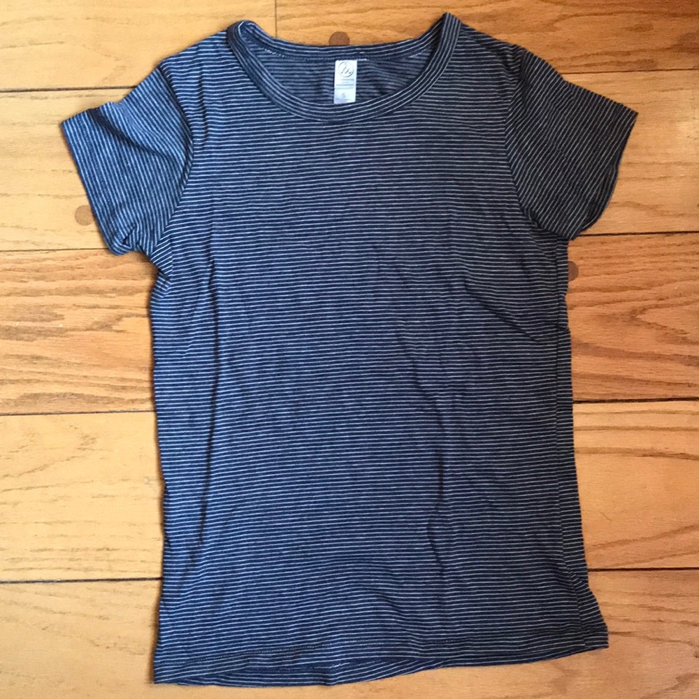 Navy and white soft shirt